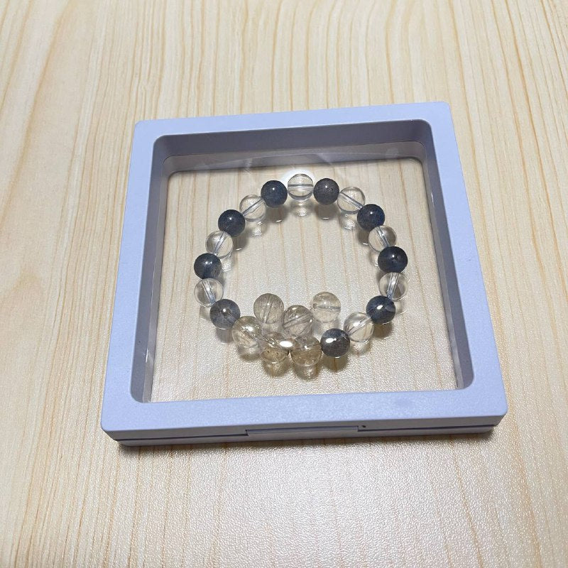 Golden Cycle Bracelet | ゴールデンサイクル ブレスレット(ラブラドライト × クリアクォーツ × ルチルクォーツ)