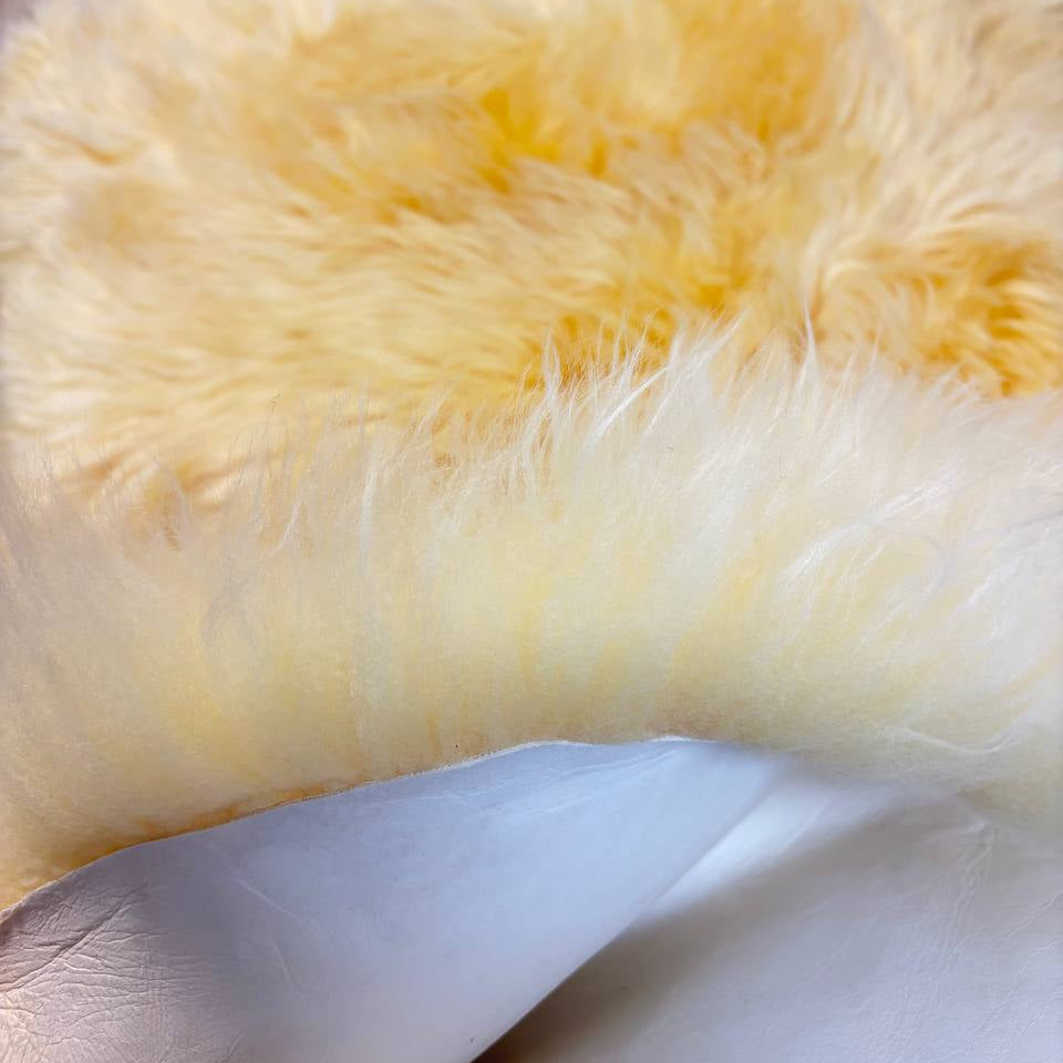 ムートンラグ シープスキンロング 羊毛皮 本革仕様 185×65cm 長毛タイプ