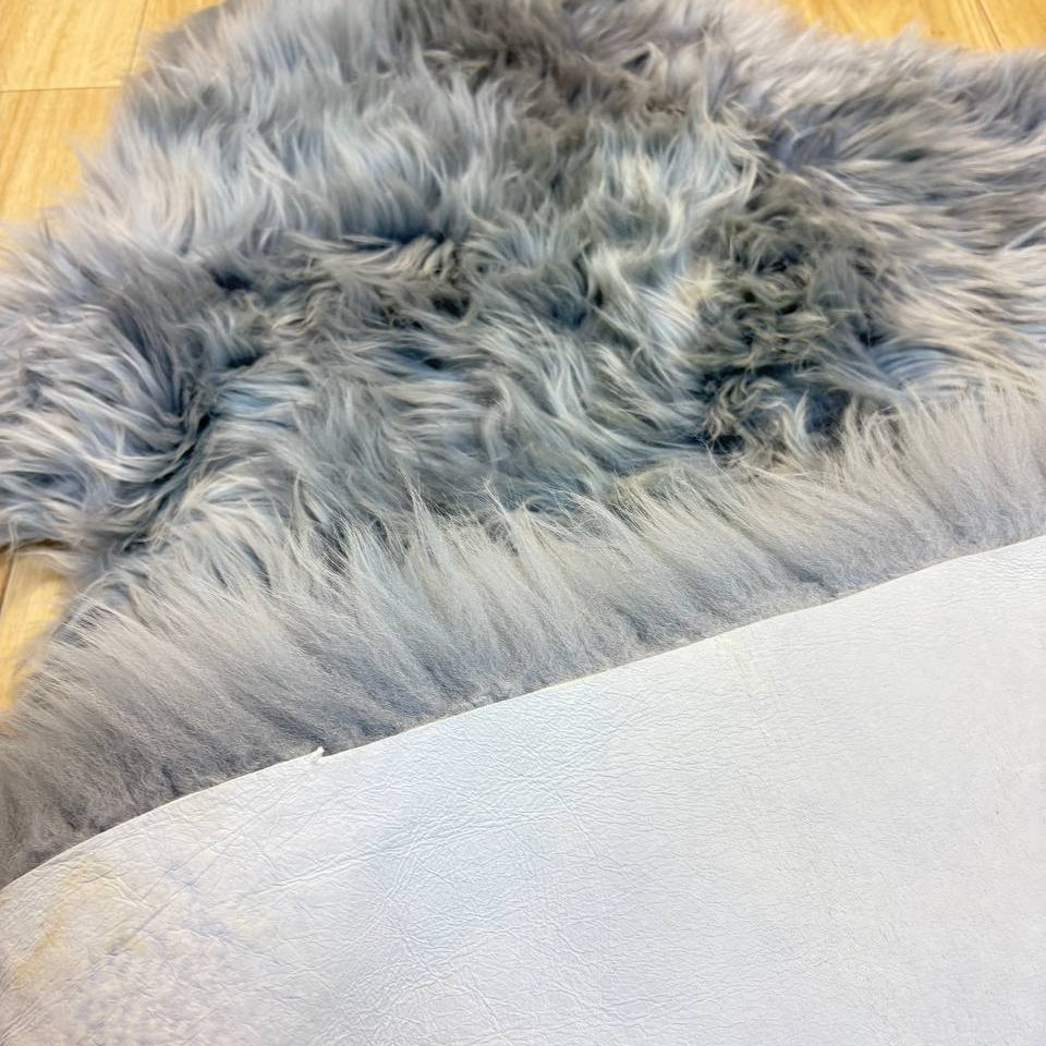 ムートンラグ シープスキンロング 羊毛皮 本革仕様 185×65cm 長毛タイプ