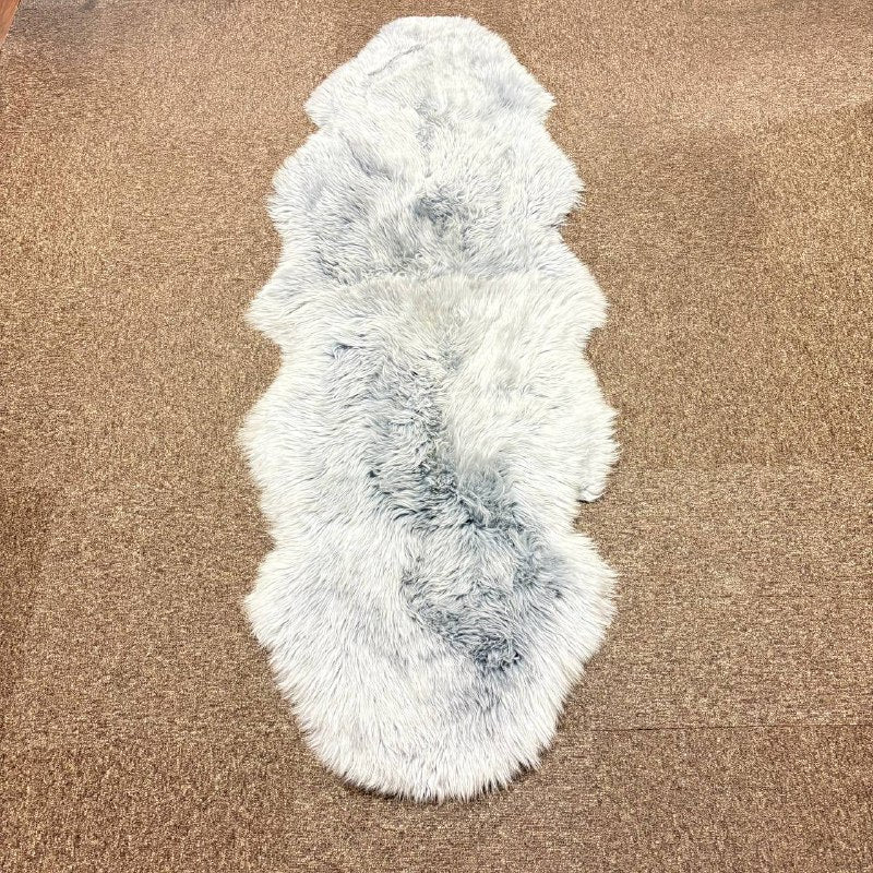 ムートンラグ シープスキンロング 羊毛皮 本革仕様 185×65cm 長毛タイプ
