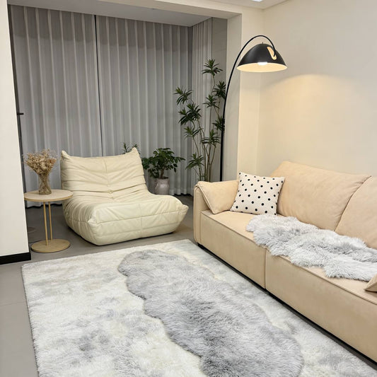 ムートンラグ シープスキンロング 羊毛皮 本革仕様 185×65cm 長毛タイプ