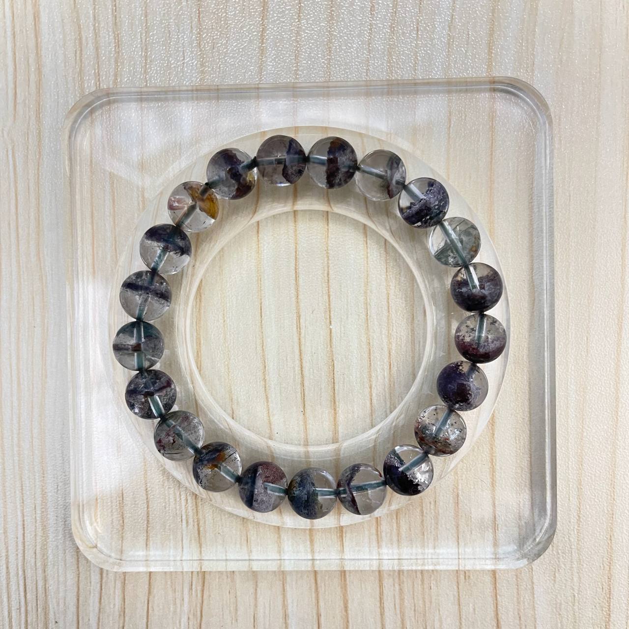 グリーンファントムブレスレット 10mm 21珠